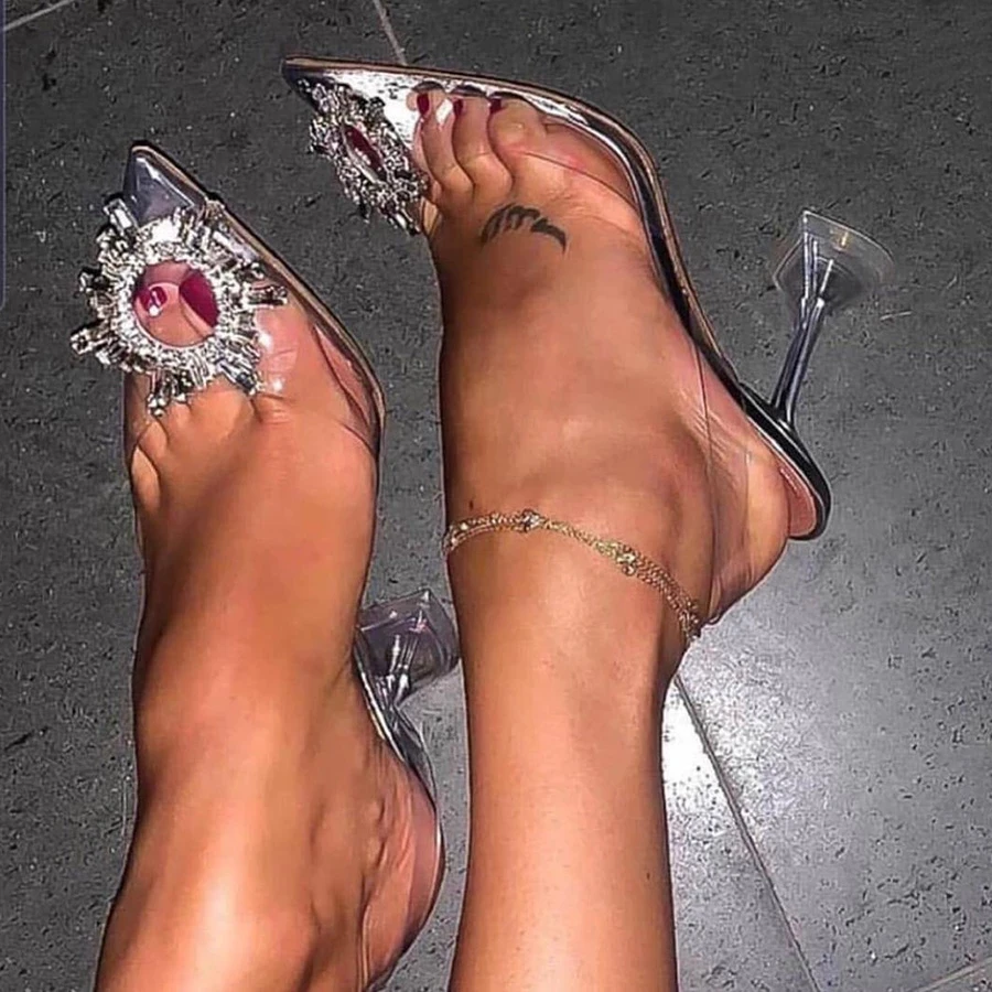 Transparent PVC Sandals Women Pointed Clear Crystal Cup High Heel Stilettos Sexy Pumps Summer Shoes Peep Toe Women Pumps Size 43
Transparent PVC Sandals Women Pointed Clear Crystal Cup High Heel Stilettos Sexy Pumps Summer Shoes Peep Toe Women Pumps Size 43