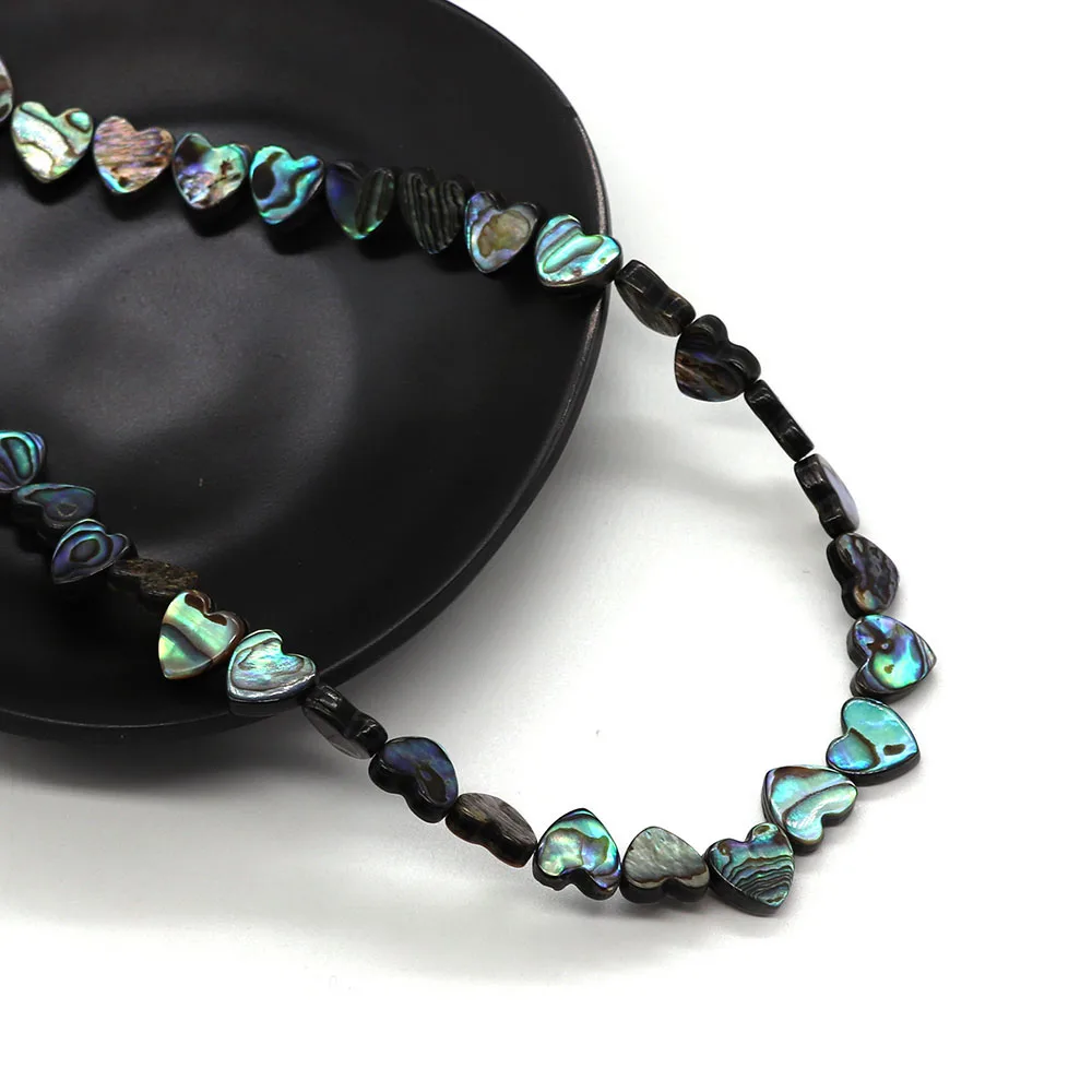 1pcs Natural Abalone Shell Heart Shaped Horizontal Hole Beads 10mm DIY Charm Jewelry Necklace Earrings Bracelet Accessories
1pcs Natural Abalone Shell Heart Shaped Horizontal Hole Beads 10mm DIY Charm Jewelry Necklace Earrings Bracelet Accessories