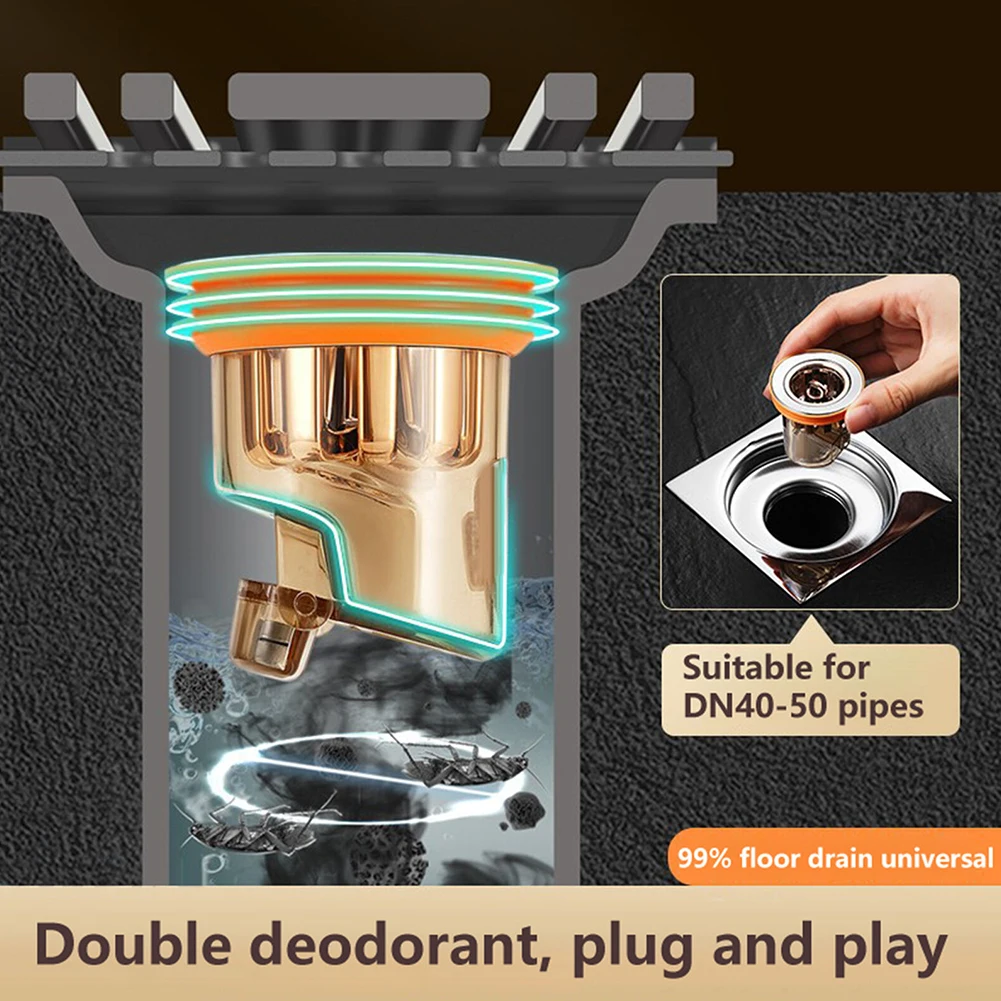 For DN40 Floor Drain Core 90 ° Opening Faster Drainage Plug And Play Silicone Gasket High Quality Widely Applicable
For DN40 Floor Drain Core 90 ° Opening Faster Drainage Plug And Play Silicone Gasket High Quality Widely Applicable