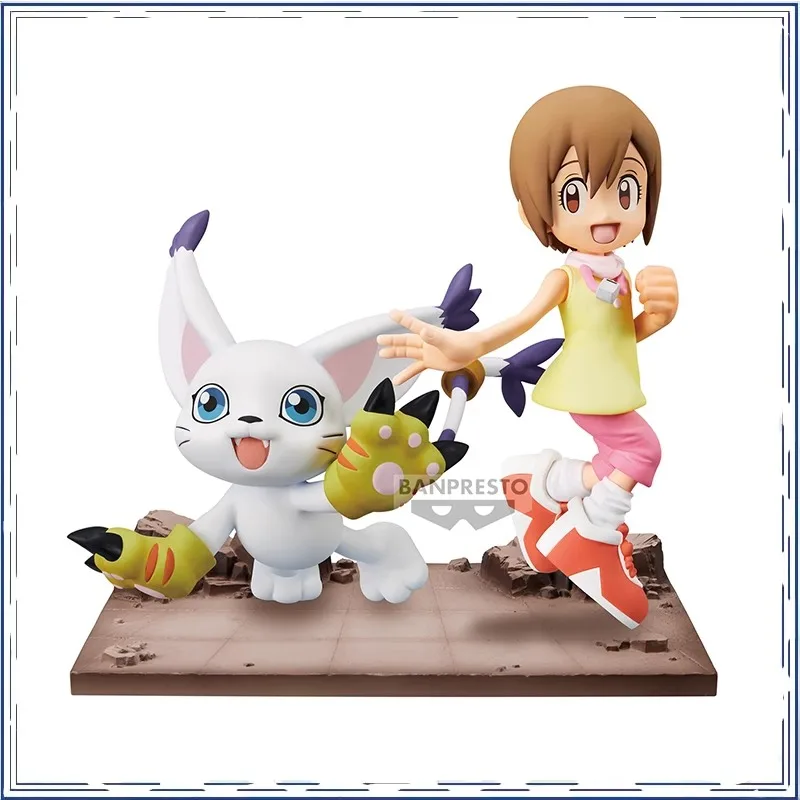 Аниме-фигурки BANDAI Digimon Adventure Tailmon Kari Kamiya Hikari подарки для детей или коллекции