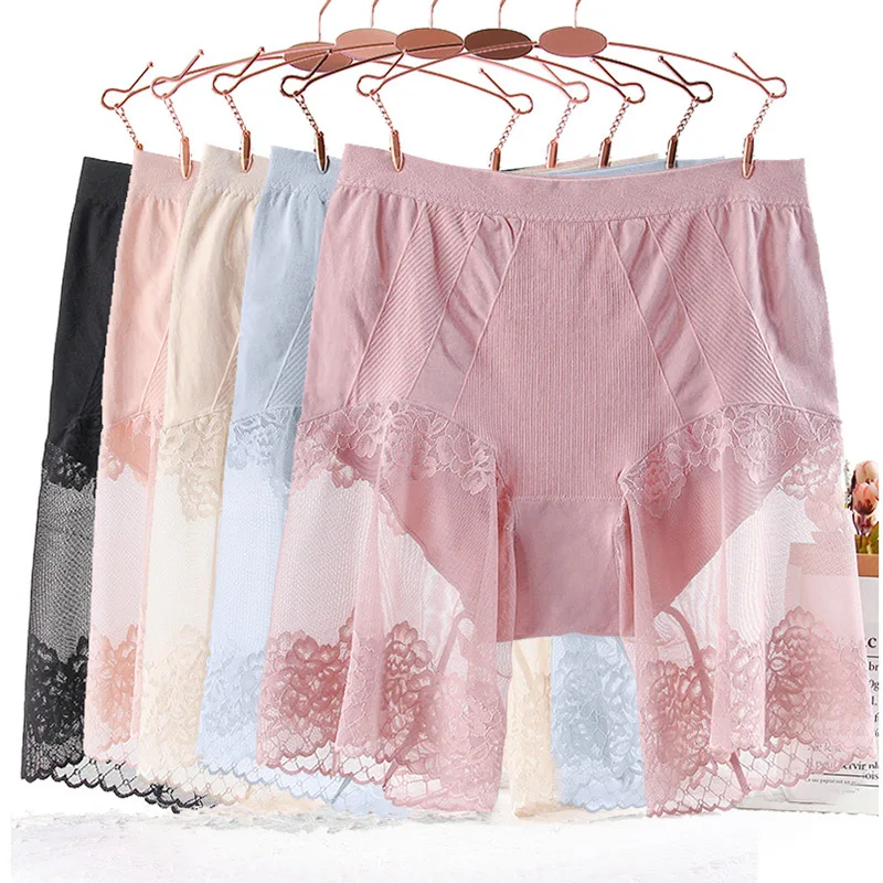 Modal Safety Shorts Women Summer High Waist Plus Size Underskirt Boyshorts Panties Sexy Lace Anti Chafing Thigh Boxers Female
Modal Safety Shorts Women Summer High Waist Plus Size Underskirt Boyshorts Panties Sexy Lace Anti Chafing Thigh Boxers Female