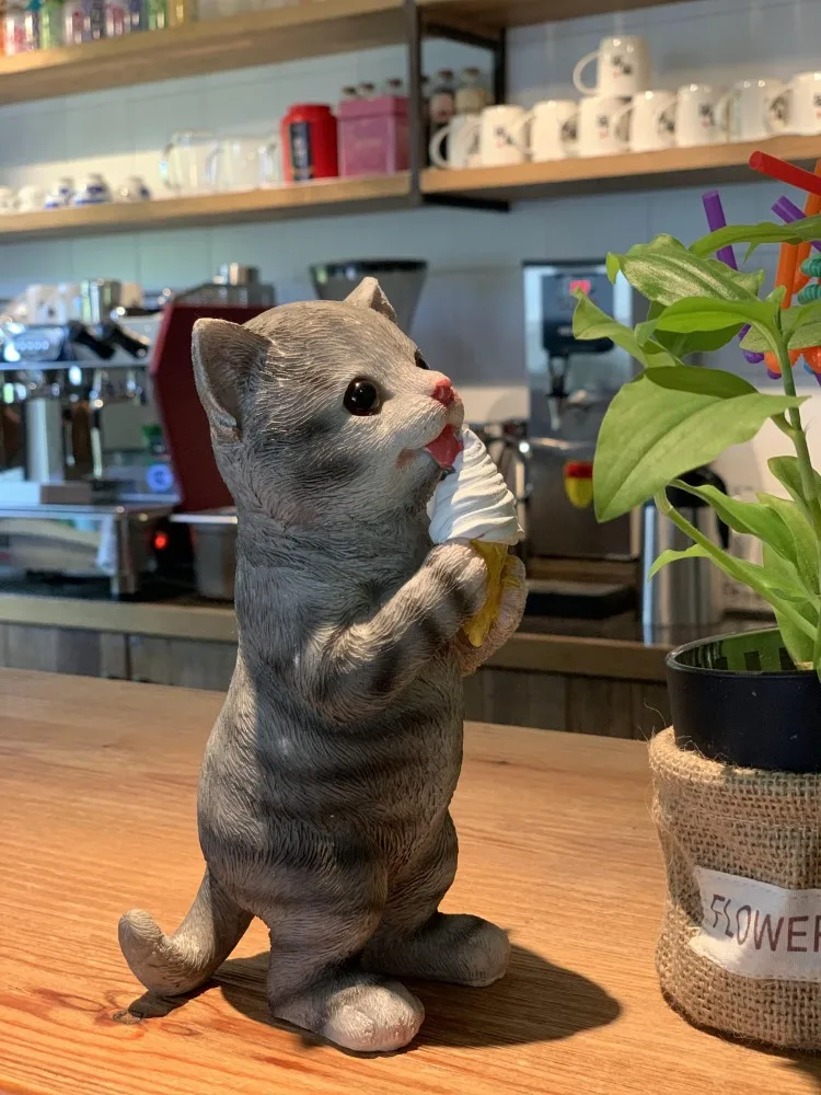 Simulated cat tabletop decoration cute kitten living room bedroom garden decoration animal creative birthday gift
Simulated cat tabletop decoration cute kitten living room bedroom garden decoration animal creative birthday gift