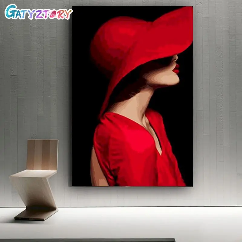 GATYZTORY Painting By Numbers With Frame DIY Crafts Handmade Lady Number Painting ON Canvas Painting For Wall Art 40x50CM
GATYZTORY Painting By Numbers With Frame DIY Crafts Handmade Lady Number Painting ON Canvas Painting For Wall Art 40x50CM