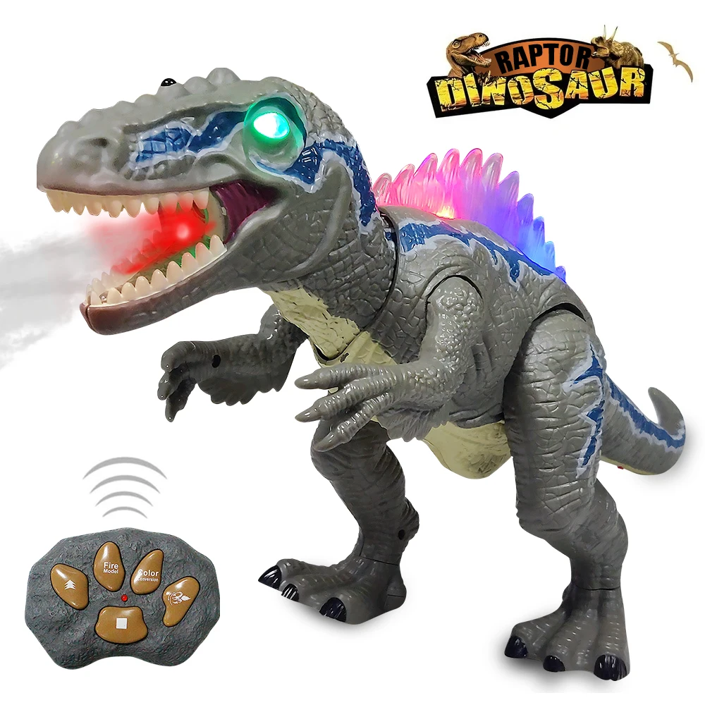 WISHTIME RC Dinosaur Electric Spray Dinosaur Jurassic Remote Control Velociraptor Dino with Walking & Sounds Gifts for Kids
WISHTIME RC Dinosaur Electric Spray Dinosaur Jurassic Remote Control Velociraptor Dino with Walking & Sounds Gifts for Kids