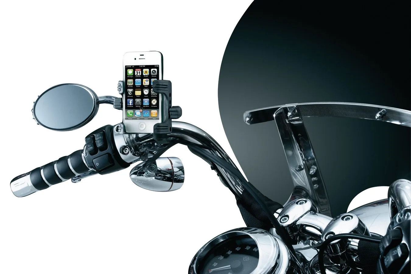 1699 Motorcycle Handlebar Accessory Tech-Connect Cradle GPS Device/Phone Holder Mount Kit Motorcycles with 7/8", 1", 1-1/4" Dia
1699 Motorcycle Handlebar Accessory Tech-Connect Cradle GPS Device/Phone Holder Mount Kit Motorcycles with 7/8", 1", 1-1/4" Dia