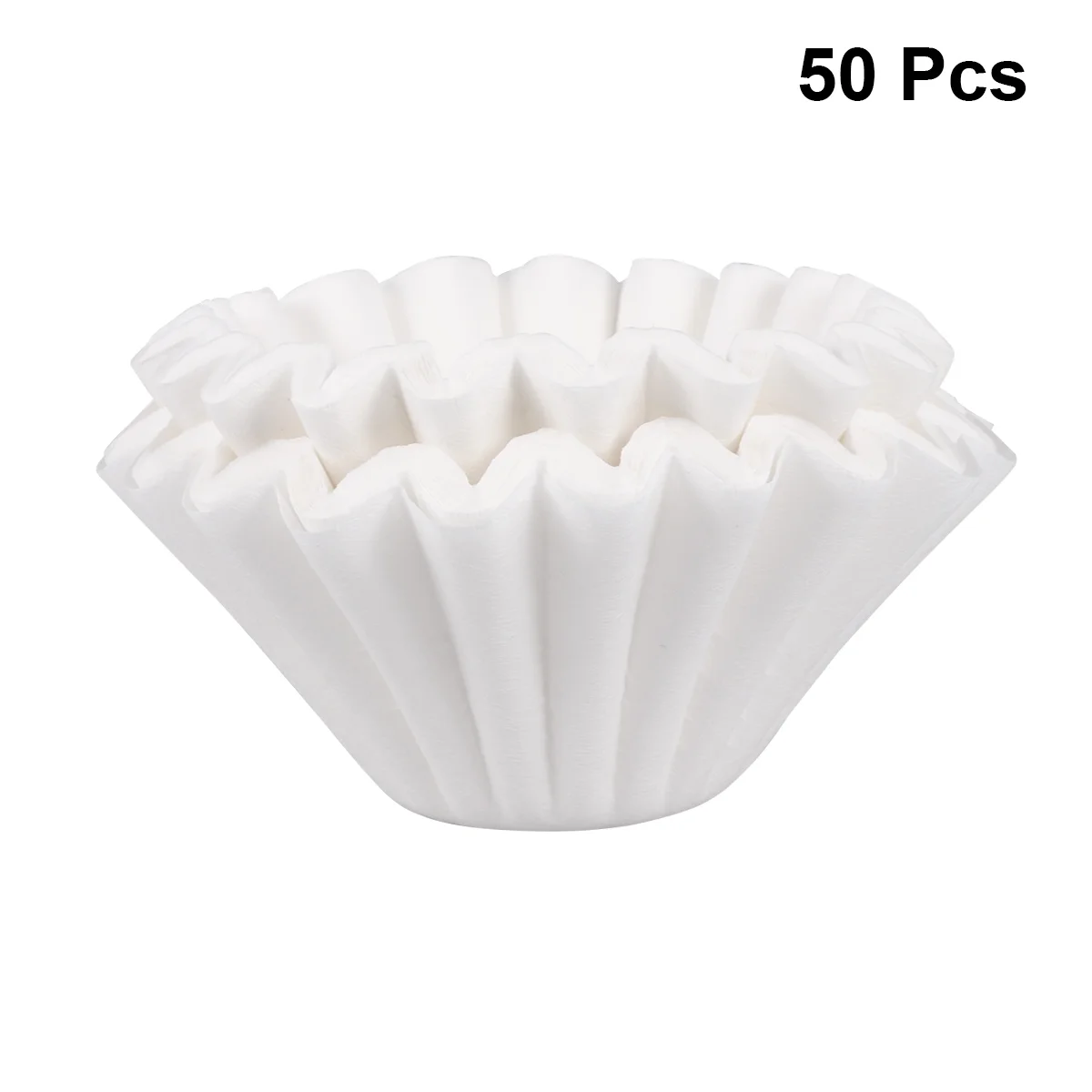 50PCS Unbleached Coffee Filter Natural Paper Cones Cups Coffee Strainer Tool for Coffee Machine (White)
50PCS Unbleached Coffee Filter Natural Paper Cones Cups Coffee Strainer Tool for Coffee Machine (White)
