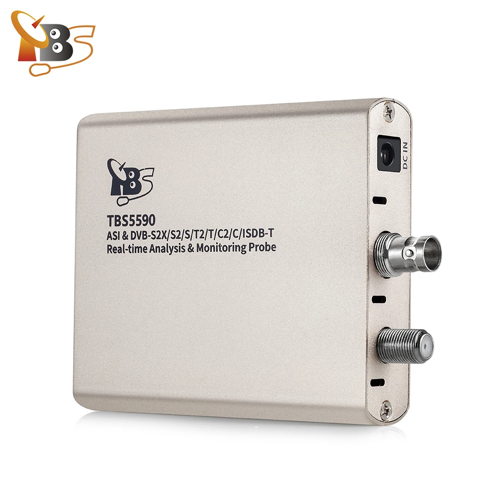 TBS5590 Multi-standard DVB-S2 DVB-T2 DVB-C ISDB-T Analysis and TSReader Professional MPEG-2 Transport Stream Analyzer
TBS5590 Multi-standard DVB-S2 DVB-T2 DVB-C ISDB-T Analysis and TSReader Professional MPEG-2 Transport Stream Analyzer