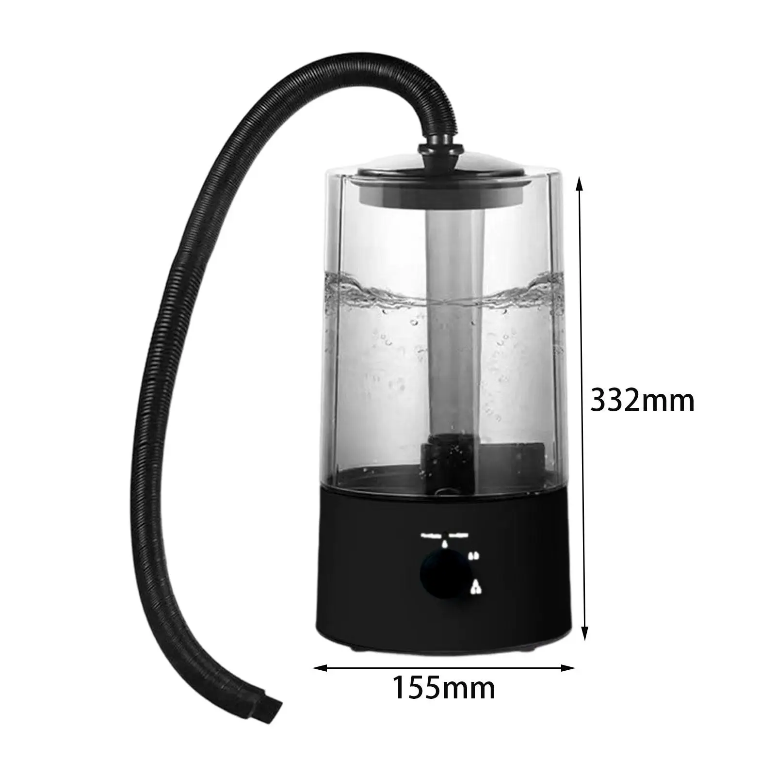 

4L Reptile Humidifier Terrarium Fogger EU Power Adapter for Turtle Chameleon 25W Power Large Capacity Durable Telescopic Hose