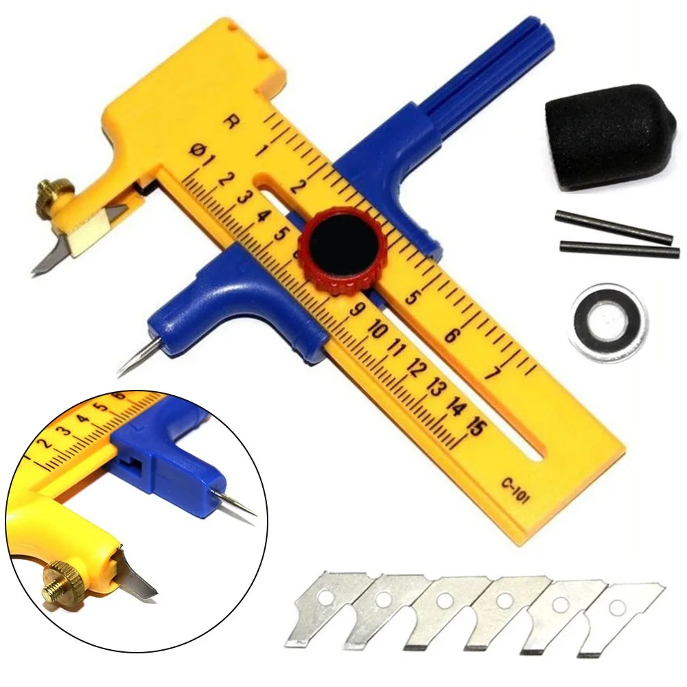 Adjustable Circular Cutting Tool Compass Circle Cutter Dia 10mm-150mm Cortador Circular Circle Cut Compass Circle Cutter
Adjustable Circular Cutting Tool Compass Circle Cutter Dia 10mm-150mm Cortador Circular Circle Cut Compass Circle Cutter