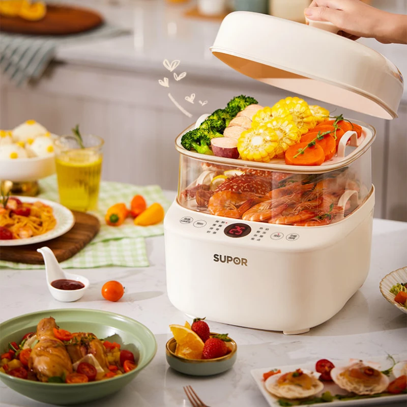 Electric Food Steamer Cooker Fish Dumpling Vegetable Egg Boiler Milk Dimsum Cooking Pot Kitchen Cookware Cozinha Multi Cooker
Electric Food Steamer Cooker Fish Dumpling Vegetable Egg Boiler Milk Dimsum Cooking Pot Kitchen Cookware Cozinha Multi Cooker