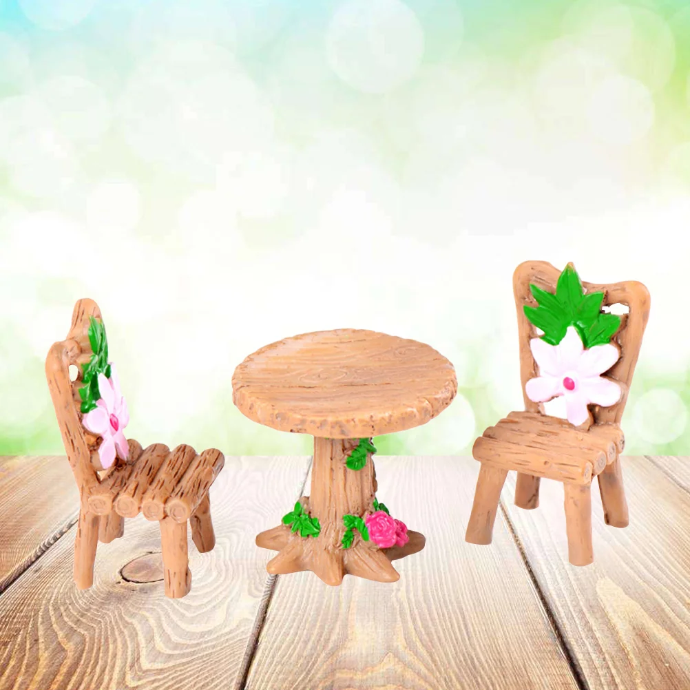 Moss Micro Landscape Succulent Plants Decoration Wood Table and Chair Resin Process Mini Decoration DIY Material(Set of 3pcs)
Moss Micro Landscape Succulent Plants Decoration Wood Table and Chair Resin Process Mini Decoration DIY Material(Set of 3pcs)