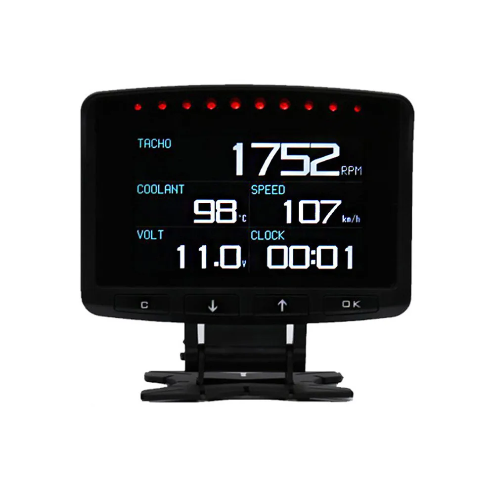 Car HUD Digital Meter Speedometer Fuel Driving Time/distance Alarm Display Multi Functional Smart Intelligent Al Chip Automatic
Car HUD Digital Meter Speedometer Fuel Driving Time/distance Alarm Display Multi Functional Smart Intelligent Al Chip Automatic