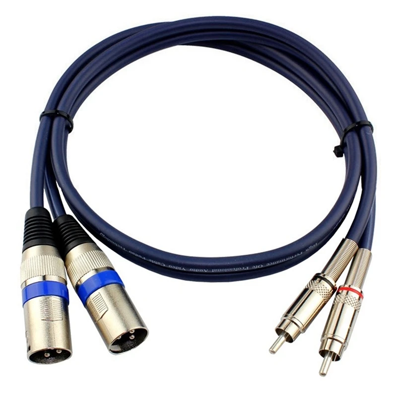 Лучшие предложения двойной RCA штекер к двойному XLR штекерному кабелю адаптера, 5 футов несбалансированный L/R RCA к XLR телефонный Штекерный кабе...
Лучшие предложения двойной RCA штекер к двойному XLR штекерному кабелю адаптера, 5 футов несбалансированный L/R RCA к XLR телефонный Штекерный кабе...