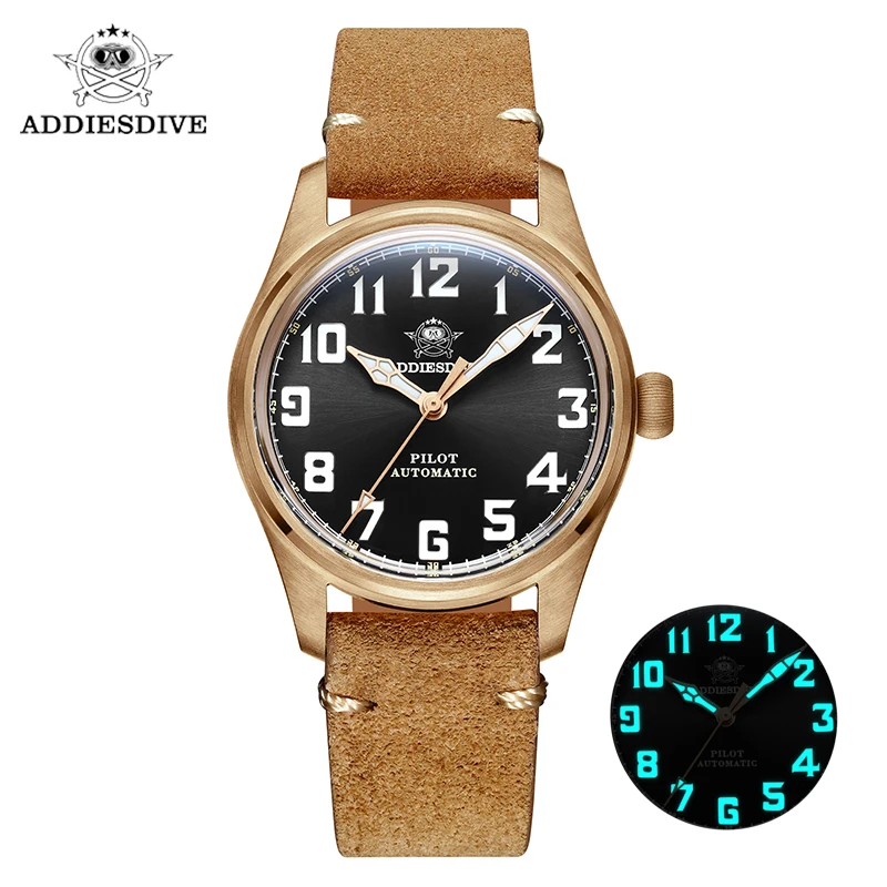 Мужские автоматические механические часы ADDIESDIVE для дайвинга, зеркальная крышка кастрюли, стеклянные часы CuSn8, светящиеся спортивные мужски... 
Мужские автоматические механические часы ADDIESDIVE для дайвинга, зеркальная крышка кастрюли, стеклянные часы CuSn8, светящиеся спортивные мужски...