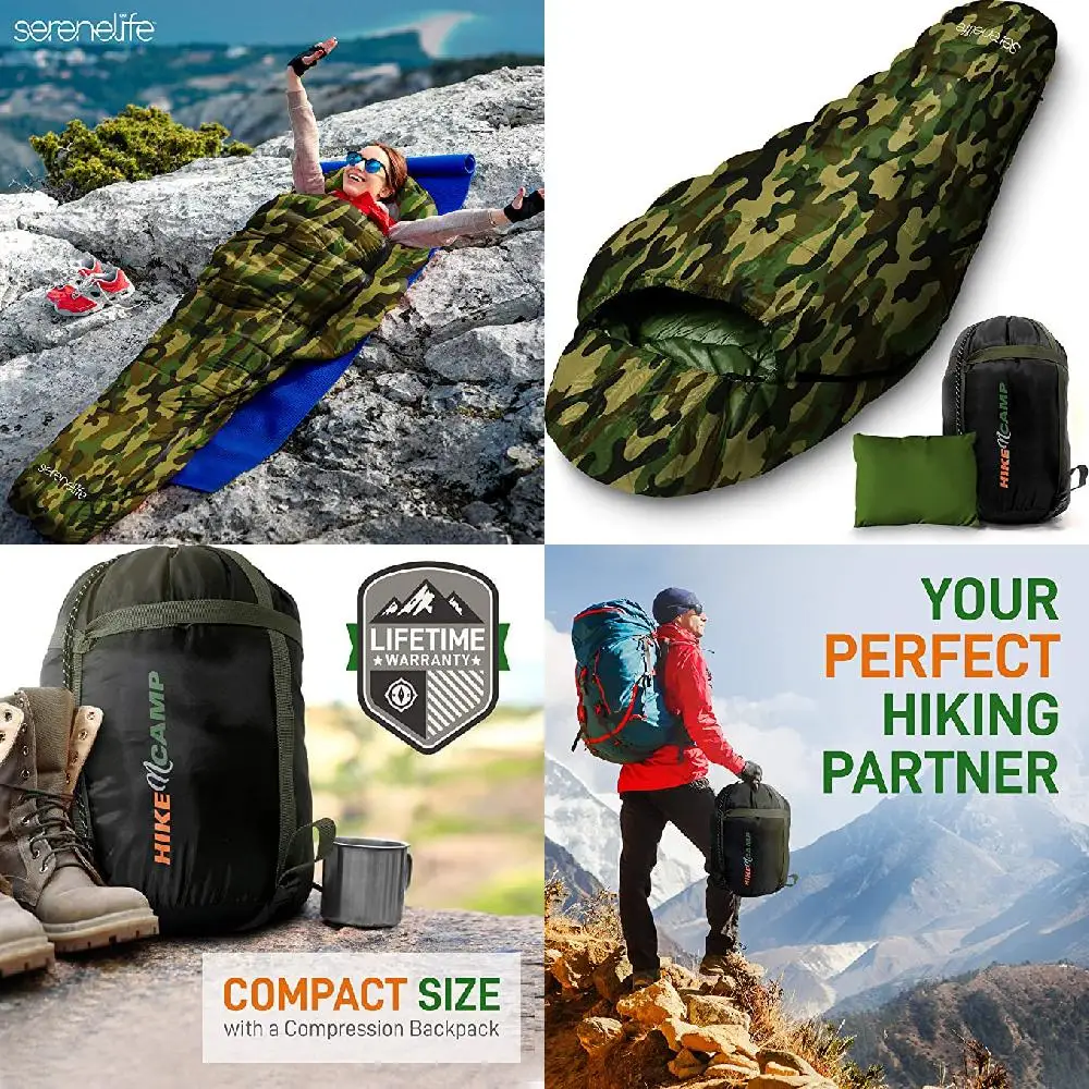 Luxurious and Comfy Mummy Sleeping Bag With Pillow Bag, Perfect Camping Gear for Adults/Teens - Ideal Soft Sleeping Solution for
Luxurious and Comfy Mummy Sleeping Bag With Pillow Bag, Perfect Camping Gear for Adults/Teens - Ideal Soft Sleeping Solution for