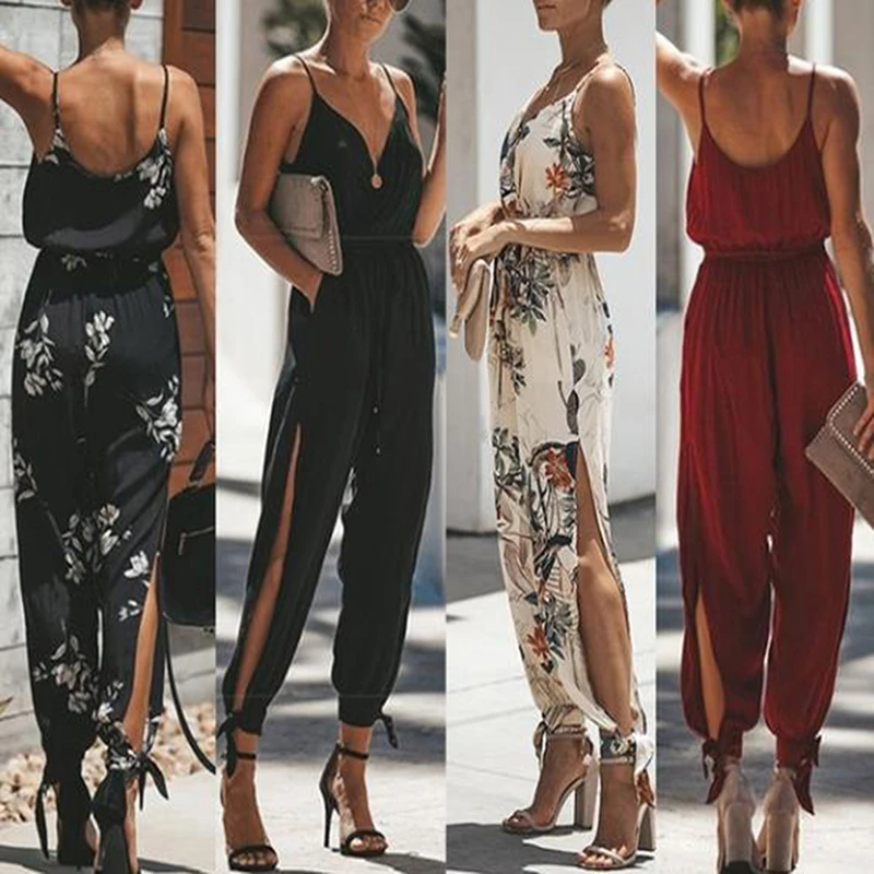 Комбинезон женский однотонный с цветочным принтом, боди в стиле бохо без рукавов, Свободный комбинезон с открытой спиной, брюки-карандаш на ...
Комбинезон женский однотонный с цветочным принтом, боди в стиле бохо без рукавов, Свободный комбинезон с открытой спиной, брюки-карандаш на ...