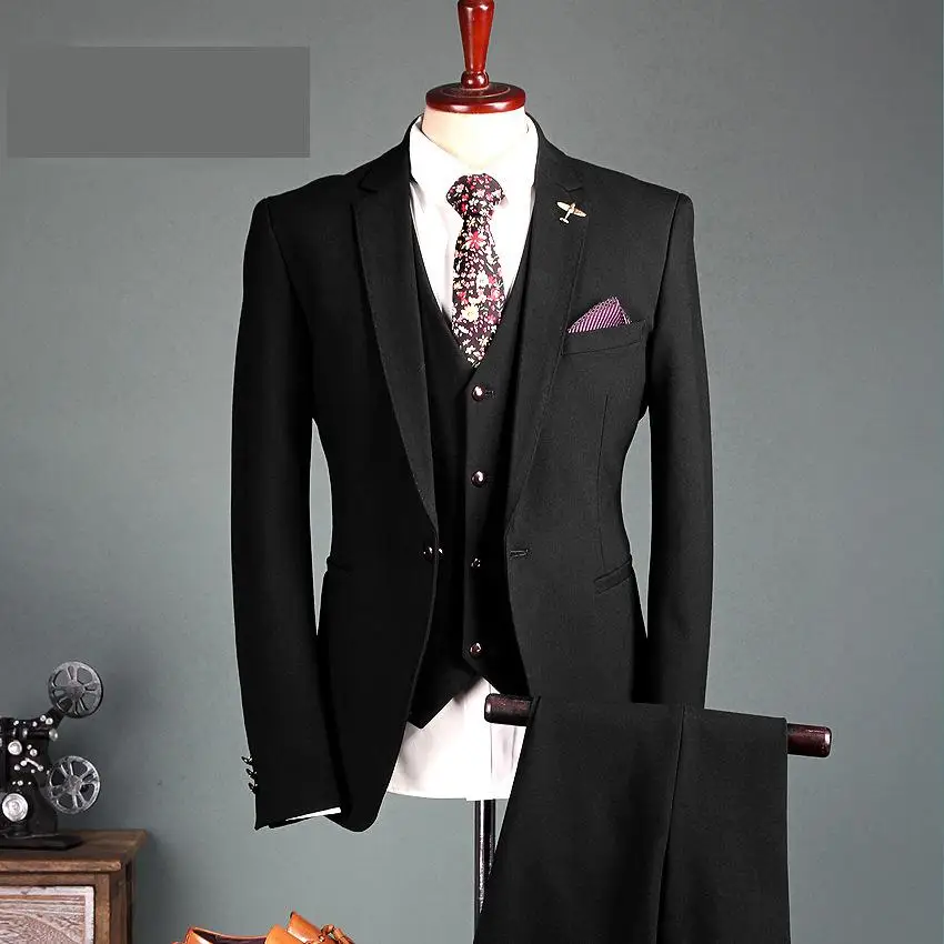 new arrival Men Casual Suit Set Banquet Wedding Groom Dress Single Breasted Zipper Fly jacket pants vest 3pieces size MLXL2XL3XL
new arrival Men Casual Suit Set Banquet Wedding Groom Dress Single Breasted Zipper Fly jacket pants vest 3pieces size MLXL2XL3XL
