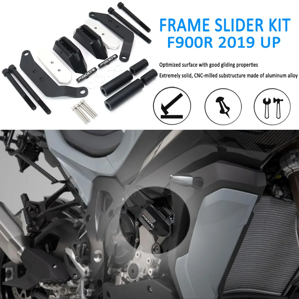 F900R 2019- NEW Motorcycle Engine Guard Anti Crash Frame Slider Kit Falling Protector Cover FOR BMW F900 R F 900 R 2020 2021
F900R 2019- NEW Motorcycle Engine Guard Anti Crash Frame Slider Kit Falling Protector Cover FOR BMW F900 R F 900 R 2020 2021