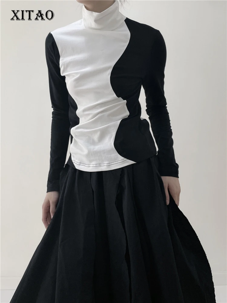 XITAO Women T Shirt Pullover Hot Color Full Sleeve Pleated Sheath Minority Casual Style 2022 Autumn Elegant Tee Top WLD10041
XITAO Women T Shirt Pullover Hot Color Full Sleeve Pleated Sheath Minority Casual Style 2022 Autumn Elegant Tee Top WLD10041