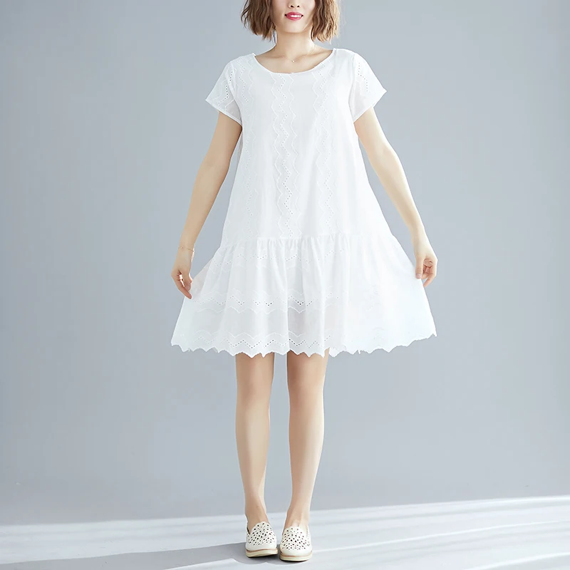 Свободные женские платья больших размеров с оборками; Новинка 2022 года; Летние однотонные мини-платья трапециевидной формы; Элегантные женс...
Свободные женские платья больших размеров с оборками; Новинка 2022 года; Летние однотонные мини-платья трапециевидной формы; Элегантные женс...