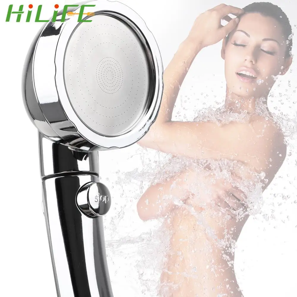 HILIFE Three Modes 360 Degrees Rotating Handheld Shower Head Water Saving Bathroom Showerhead With Stop Button High Pressure
HILIFE Three Modes 360 Degrees Rotating Handheld Shower Head Water Saving Bathroom Showerhead With Stop Button High Pressure