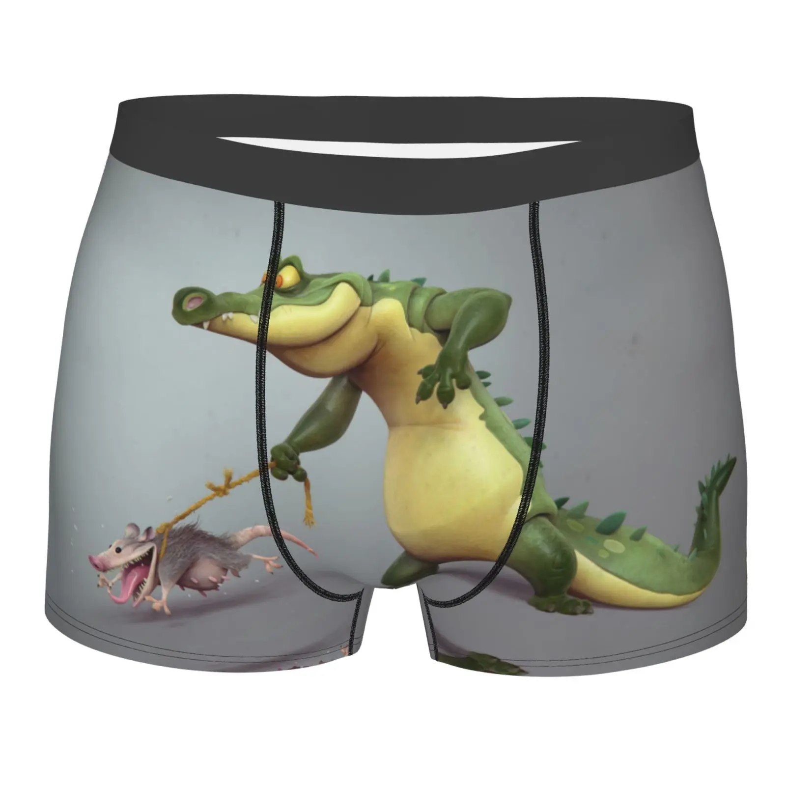 3D Evil Crocodile Cartoon Male Underpants Double Sides Printed Soft Breathable Machine Wash Underwear Men Boxers Polyester Print 
3D Evil Crocodile Cartoon Male Underpants Double Sides Printed Soft Breathable Machine Wash Underwear Men Boxers Polyester Print