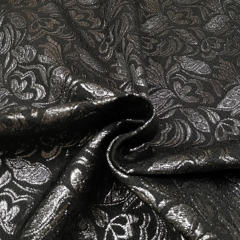 Jacquard Brocade Silver Silk Fabric Brand Fashion Embossed Design Windbreaker for Dress Autumn Winter Cloth by the Meter Diy Sew
Jacquard Brocade Silver Silk Fabric Brand Fashion Embossed Design Windbreaker for Dress Autumn Winter Cloth by the Meter Diy Sew