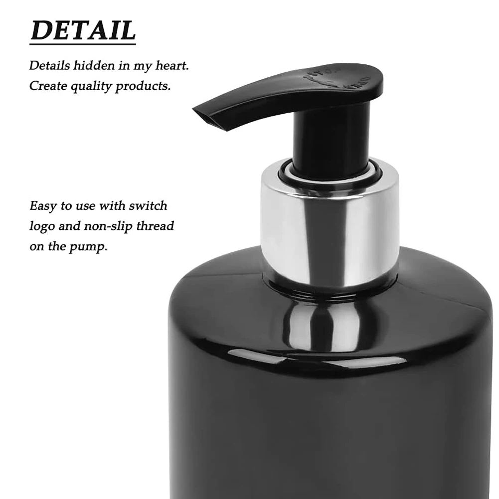 3 Pack 500ml Empty Pump Bottles PET Plastic Soap Dispenser Pump Bottle DIY Refillable For Bathroom Hand Lotion Shampoo
3 Pack 500ml Empty Pump Bottles PET Plastic Soap Dispenser Pump Bottle DIY Refillable For Bathroom Hand Lotion Shampoo
