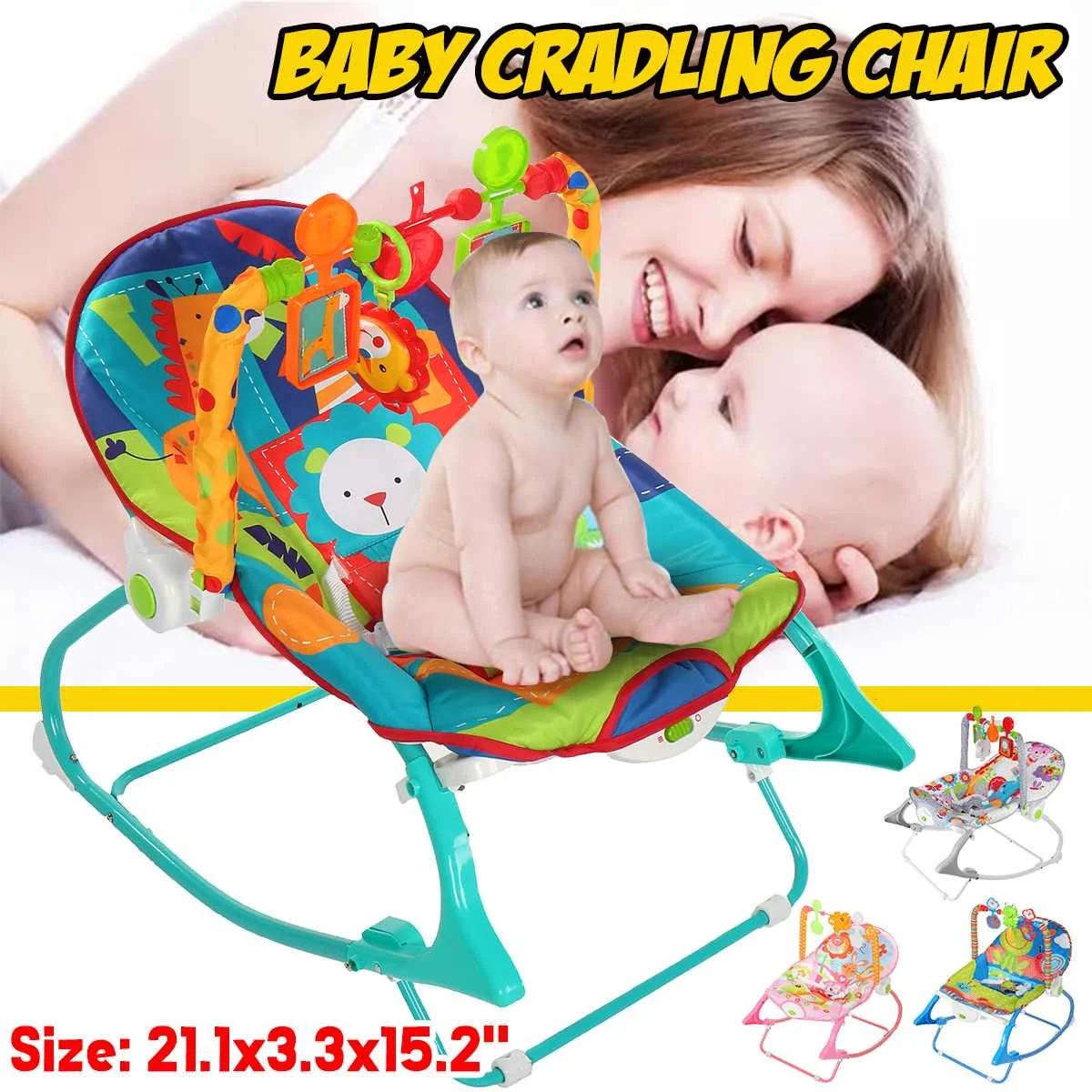 Bioby Safety Baby Electric Rocking Chair Newborns Funny Cradle Bed Child Comfort Chair Reclining Chair for Baby Bed US
Bioby Safety Baby Electric Rocking Chair Newborns Funny Cradle Bed Child Comfort Chair Reclining Chair for Baby Bed US