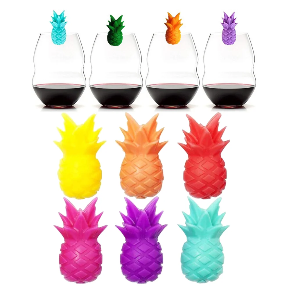 Glass Marker Silicone Pineapple Tag Identifier Champagne Cocktail Drinking Charm Recognizer Trinket Charms Drink Markers
Glass Marker Silicone Pineapple Tag Identifier Champagne Cocktail Drinking Charm Recognizer Trinket Charms Drink Markers
