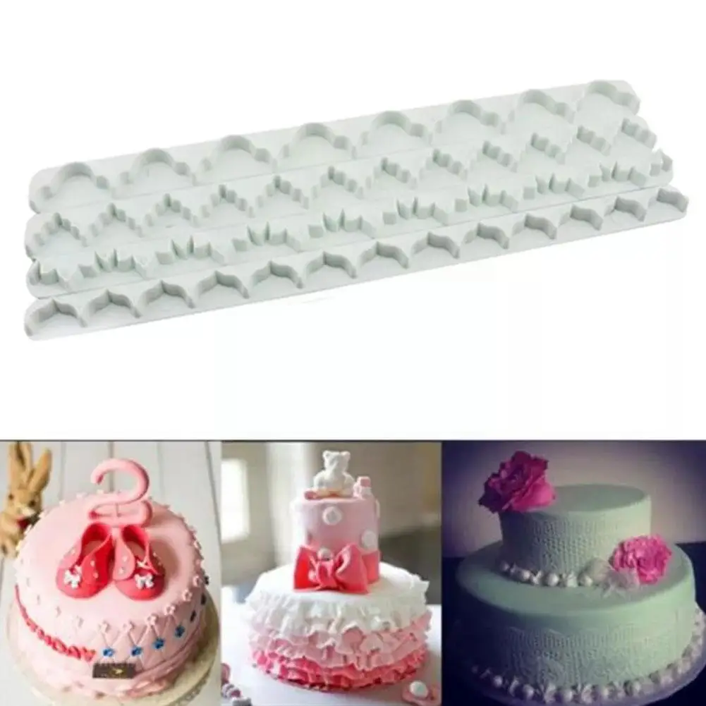 4pcs/set New Style Cake Cutters Decorating Mountain Ribbon Frill Flower Lace Fondant Cake Cutter Straight Tools Mold Edge W0M8
4pcs/set New Style Cake Cutters Decorating Mountain Ribbon Frill Flower Lace Fondant Cake Cutter Straight Tools Mold Edge W0M8