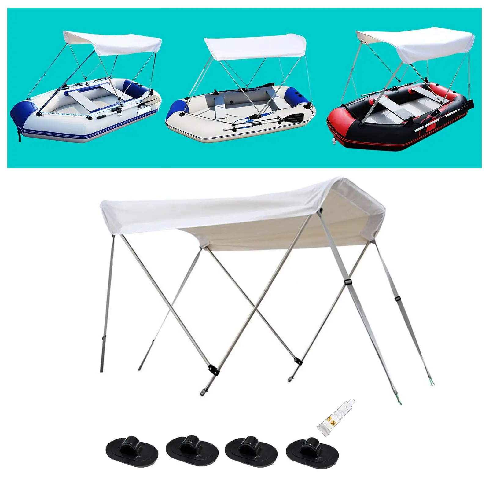 Bimini Tops for Boats Top Crack Resistant Wind Parts Collapsible Sunshade Boot Cover for Kayak Replacement Sailboat Marine
Bimini Tops for Boats Top Crack Resistant Wind Parts Collapsible Sunshade Boot Cover for Kayak Replacement Sailboat Marine