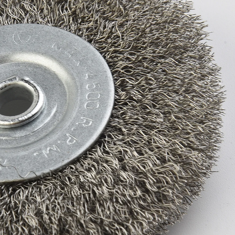 3 Inch 6mm Arbor Stainless Steel Wire Wheel Brush For Bench Grinder Abrasive Tools Dremel Accessories Festool Dspiae Chainsaw
3 Inch 6mm Arbor Stainless Steel Wire Wheel Brush For Bench Grinder Abrasive Tools Dremel Accessories Festool Dspiae Chainsaw