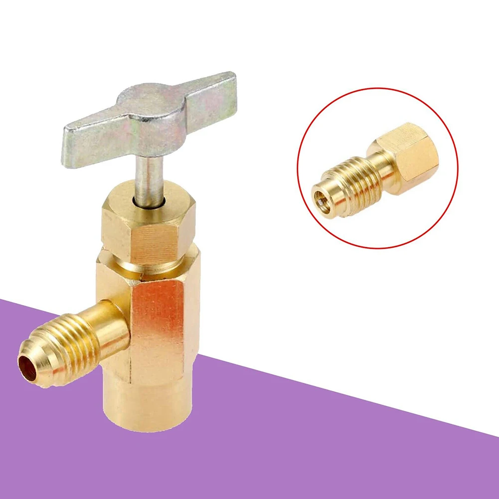 R134A Can Tap Valve Dispenser Tank Adapter For 1/4 Female To 1/2" Male High Quality Faucet Valve Air Conditioning Accessories
R134A Can Tap Valve Dispenser Tank Adapter For 1/4 Female To 1/2" Male High Quality Faucet Valve Air Conditioning Accessories