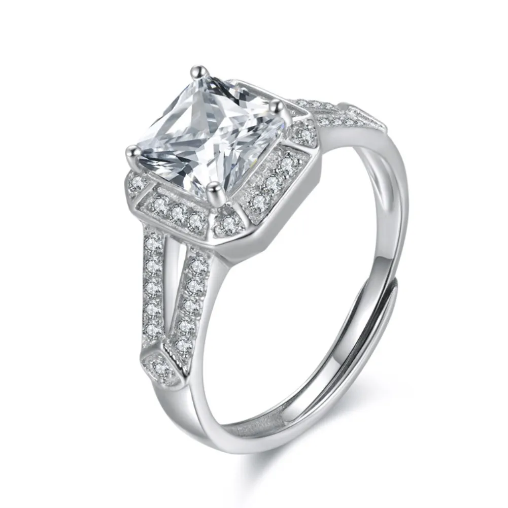 European and American Fashion 925 Silver Ring Open Ring Sterling Silver Adjustable Women's Model
European and American Fashion 925 Silver Ring Open Ring Sterling Silver Adjustable Women's Model