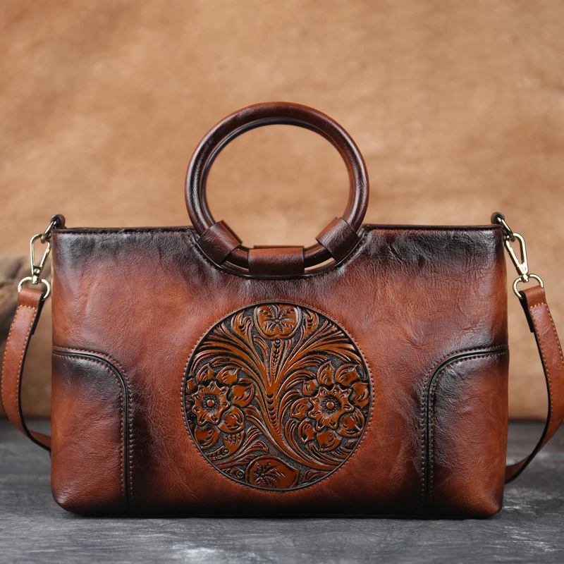 2022 New High Quality Leather Women Handbag Retro Handmade Embossed Shoulder Bag For Women Large Capacity Female Messenger Bags
2022 New High Quality Leather Women Handbag Retro Handmade Embossed Shoulder Bag For Women Large Capacity Female Messenger Bags