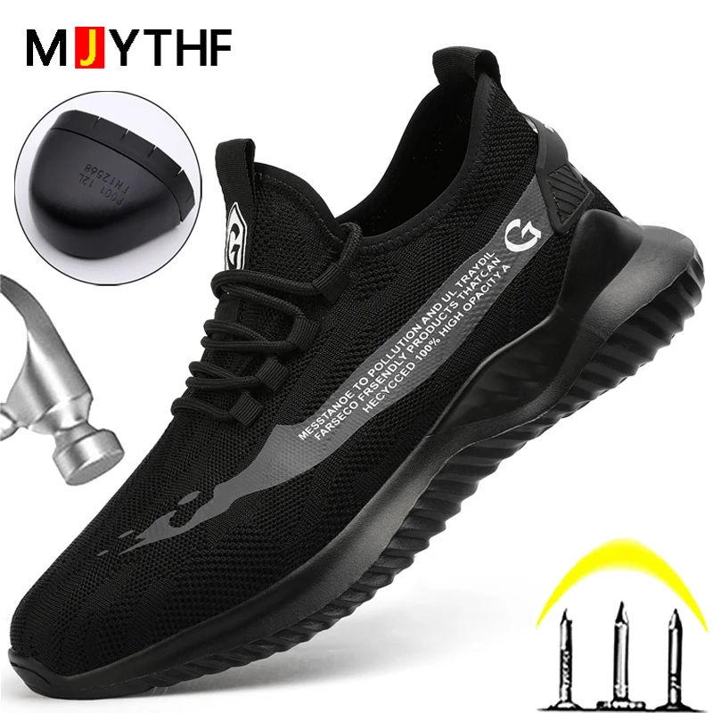 Lightweight Men Work Shoes Anti-smash Anti-puncture Safety Shoes Breathable Casual Work Safety Boots Fashion Protective Shoes
Lightweight Men Work Shoes Anti-smash Anti-puncture Safety Shoes Breathable Casual Work Safety Boots Fashion Protective Shoes
