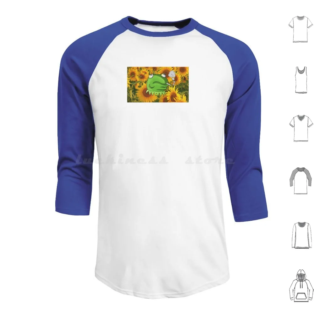 Хлопковая толстовка Kermy с длинным рукавом в эстетике лягушки с подсолнухом
Хлопковая толстовка Kermy с длинным рукавом в эстетике лягушки с подсолнухом