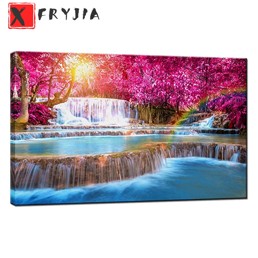 Diamond Mosaic Nature Landscape Red Tree Waterfall Picture Diamond Painting Cross Stitch Embroidery Needlework Wall Art
Diamond Mosaic Nature Landscape Red Tree Waterfall Picture Diamond Painting Cross Stitch Embroidery Needlework Wall Art