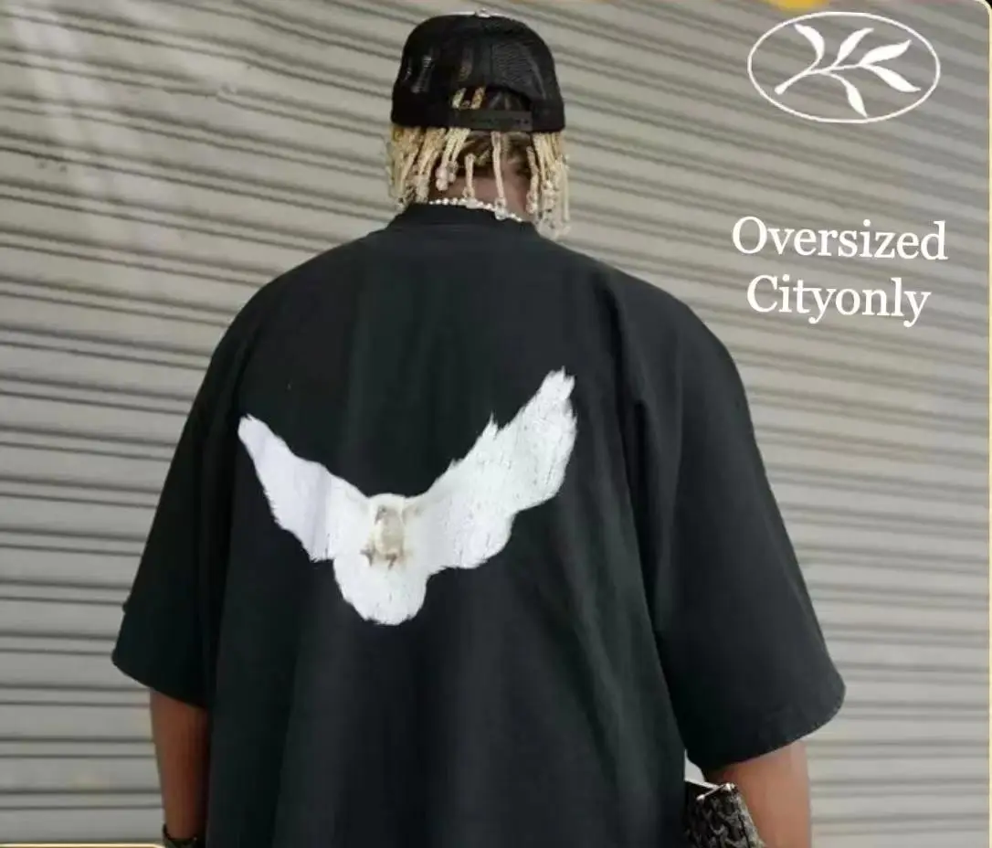 Summer Kanye Fashion Loose Oversized【T-Shirt For Men】 Cotton Crew Neck Women Tee Top Fashion Y2K Tshirt Casual Short Sleeves 
Summer Kanye Fashion Loose Oversized【T-Shirt For Men】 Cotton Crew Neck Women Tee Top Fashion Y2K Tshirt Casual Short Sleeves