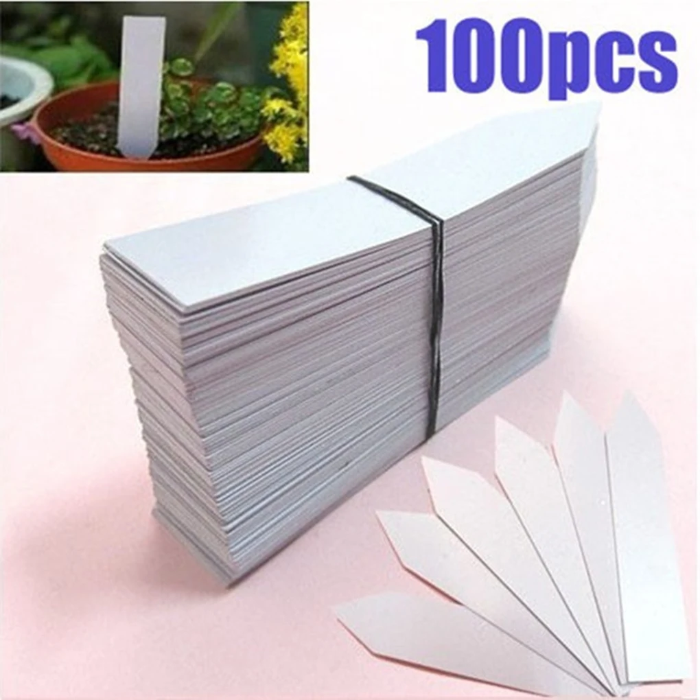 100Pcs Waterproof stick Label Nursery Plant Seed White Marking Tag Insert Land Card Garden Ornaments
100Pcs Waterproof stick Label Nursery Plant Seed White Marking Tag Insert Land Card Garden Ornaments