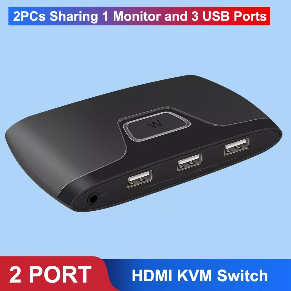 KVM-переключатель HDMI 2 порта 4K USB HDMI KVM-переключатель 2 в 1 выход для 2 ПК совместный принтер клавиатура мышь HDMI переключатель для монитора ПК
KVM-переключатель HDMI 2 порта 4K USB HDMI KVM-переключатель 2 в 1 выход для 2 ПК совместный принтер клавиатура мышь HDMI переключатель для монитора ПК