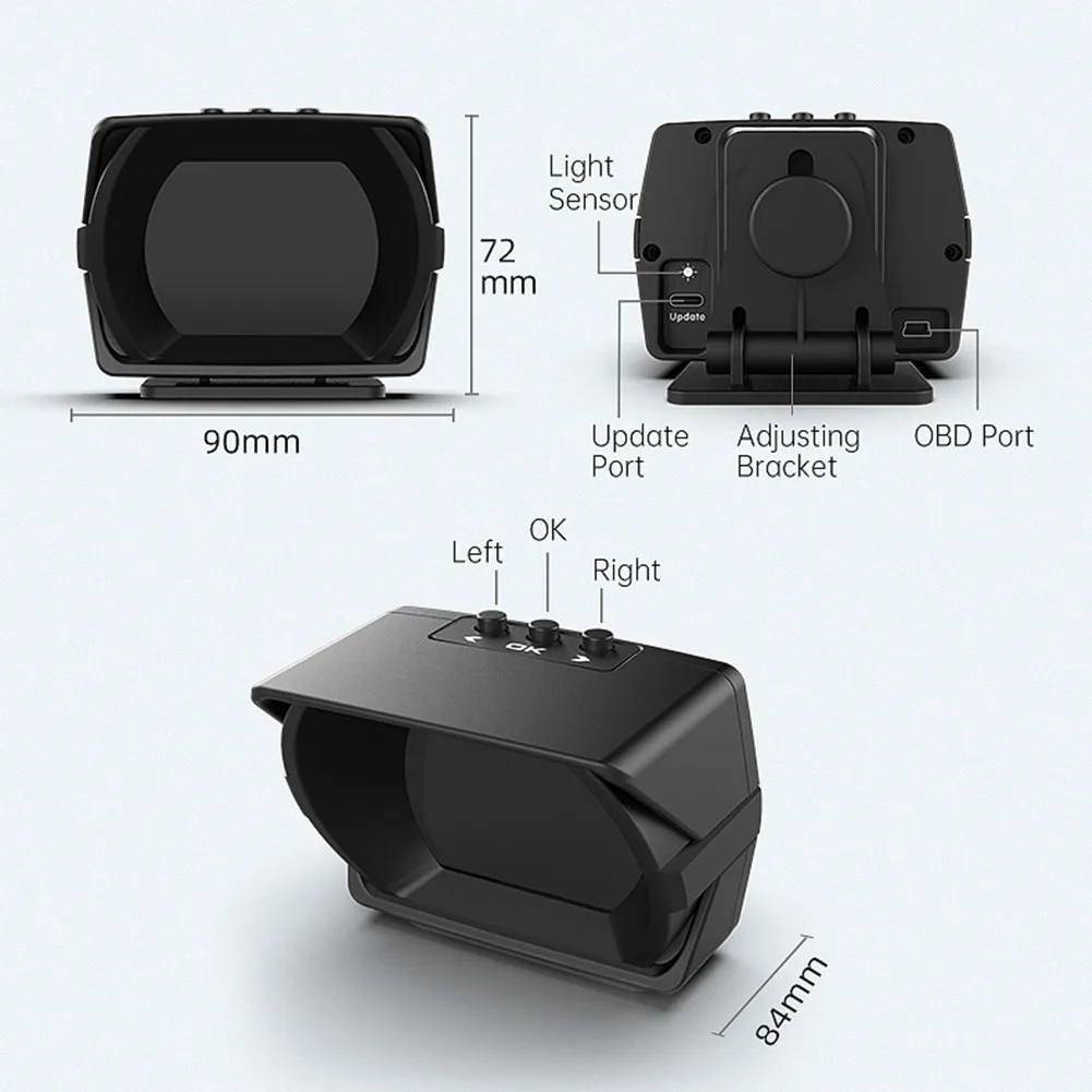 Автомобильный Инклинометр A450 HUD OBD2 + GPS + MEMS, дисплей на лобовом стекле, многофункциональный приборной панели, цифровой спидометр, бортовой ко...
Автомобильный Инклинометр A450 HUD OBD2 + GPS + MEMS, дисплей на лобовом стекле, многофункциональный приборной панели, цифровой спидометр, бортовой ко...