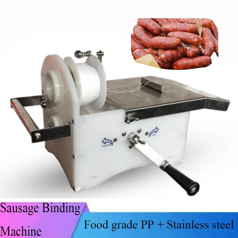 

Kitchen Appliance Hand Sausage Tying Machine Hot Dog Binding Twisting Knotting Linker Ham Winding Linking Binder Machinery