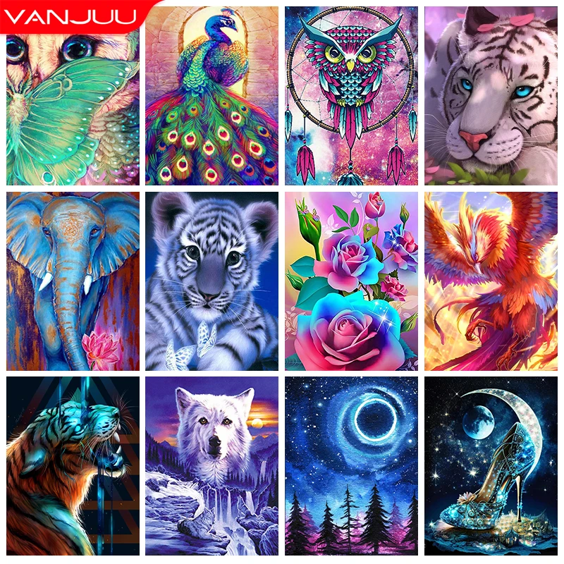 Tiger DIY 5D Diamond Painting Kit Landscape Flower Cross Stitch Full Square/round Diamond Mosaic Rhinestone Home Decoration Gift
Tiger DIY 5D Diamond Painting Kit Landscape Flower Cross Stitch Full Square/round Diamond Mosaic Rhinestone Home Decoration Gift