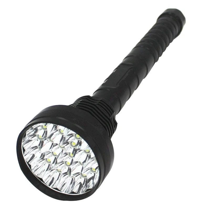

HOT High Powerled Flashlight 30000 Lumens Flashlights 5 Modes Handheld Flashlight For Camping Outdoor Emergency Flashing 39Cm