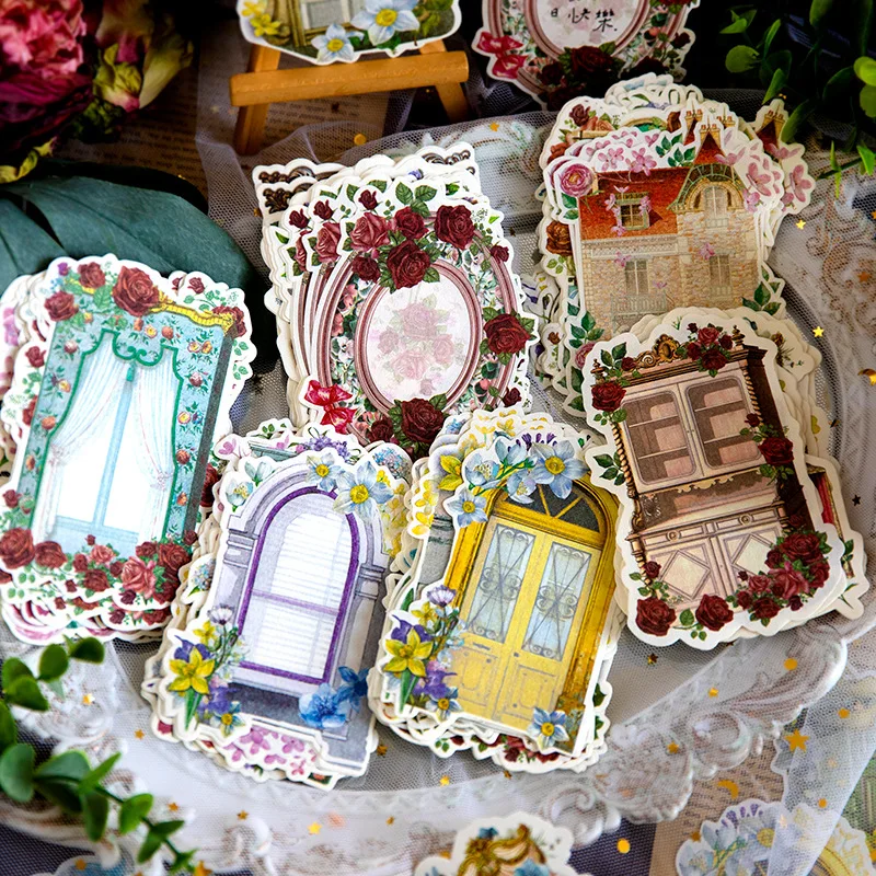 5 упаковок, 150 шт., романтические цветы, окна, креативные Цветочные бумажные наклейки, набор 82*117 мм, сделай сам, дневник, украшение, канцелярские принадлежности 
5 упаковок, 150 шт., романтические цветы, окна, креативные Цветочные бумажные наклейки, набор 82*117 мм, сделай сам, дневник, украшение, канцелярские принадлежности