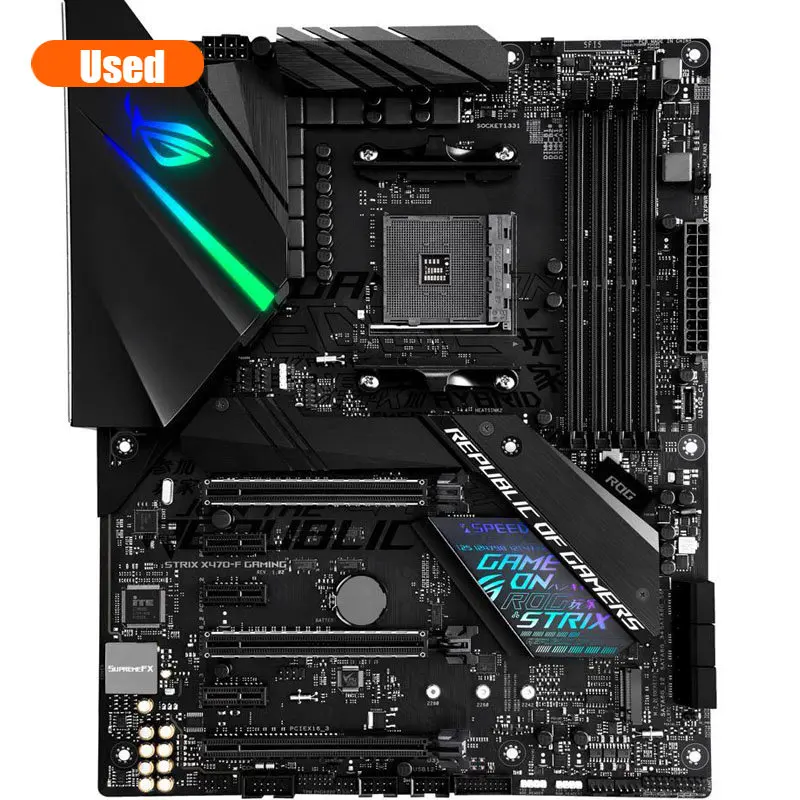 

ASUS ROG Strix X470-F Gaming AM4 AMD X470 SATA 6Gb/s ATX AMD Motherboard