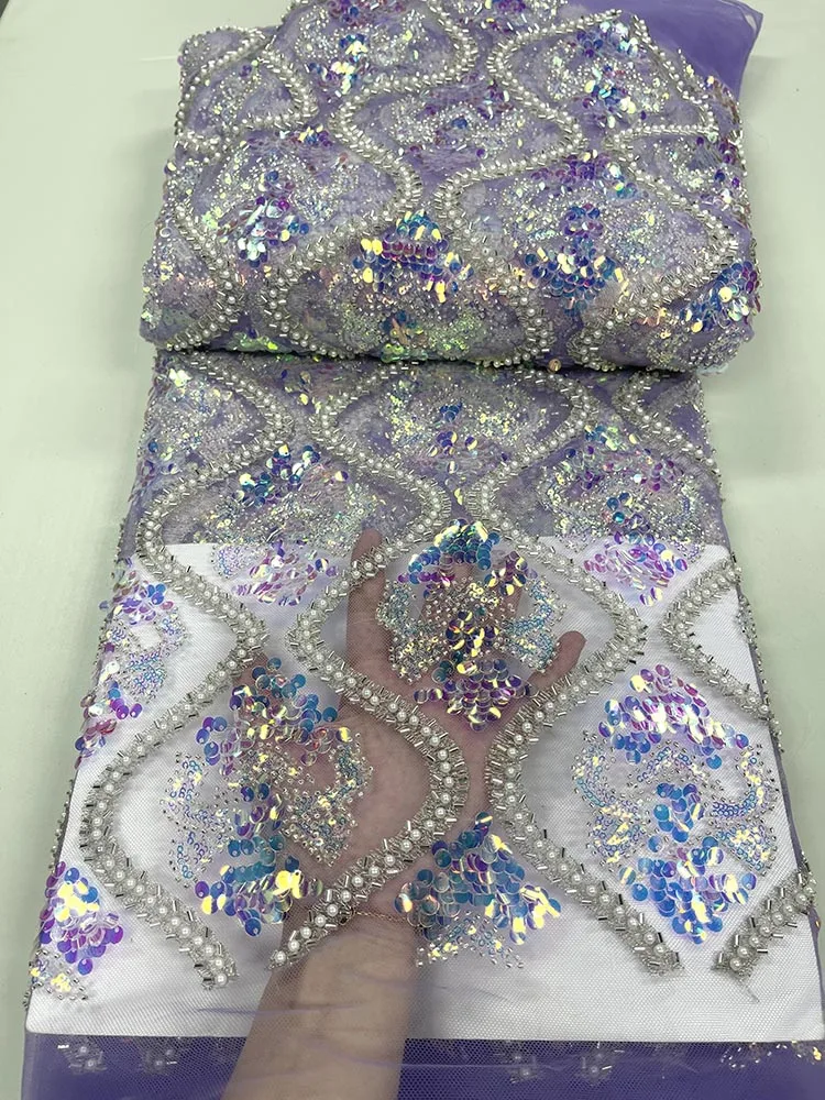 Latest Embroidery African Lace Fabric 5 Yards High Quality Nigerian Women Wedding Dress French Tulle Lace Material 2022 Sequins
Latest Embroidery African Lace Fabric 5 Yards High Quality Nigerian Women Wedding Dress French Tulle Lace Material 2022 Sequins