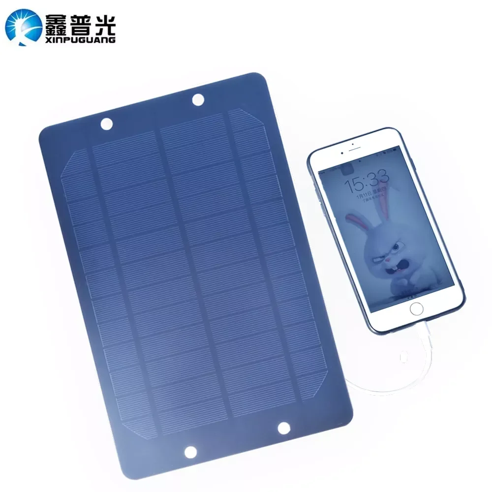 

NEW Portable Solar Charger 6V 6W Solar Panel Monocrystalline Cell USB Output 5V 1A 2A for Mobile Phone Power Bank Charge